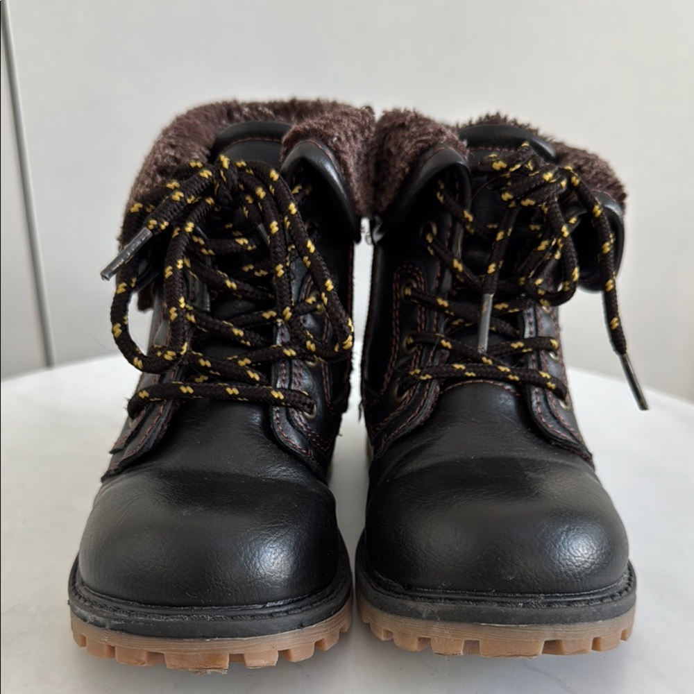 Target Kids Black and Brown Rain & Snow Boots